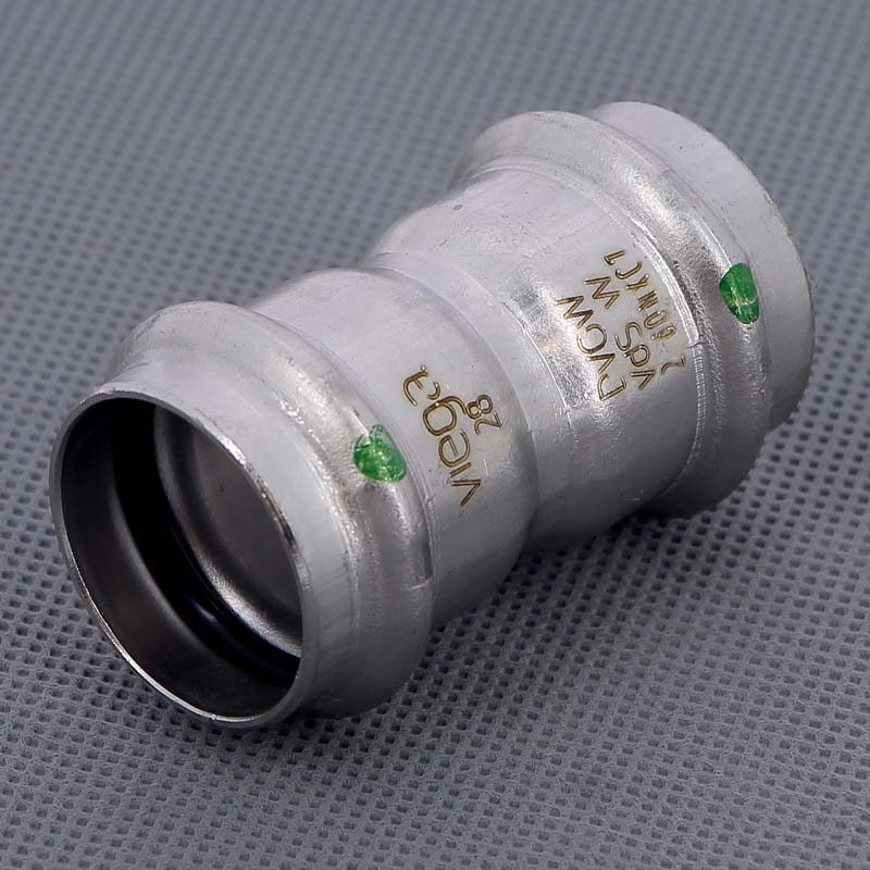 Муфта пресс Viega Sanpress Inox 28 мм нержавеющая сталь 436186