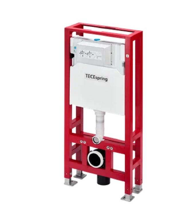 Инсталляция для унитаза TECE TeceSpring с двойной рамой DN90 500393