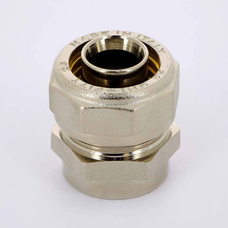 Муфта обжимная никелированная Uni-Fitt 26x3/4 ВР 661N8300