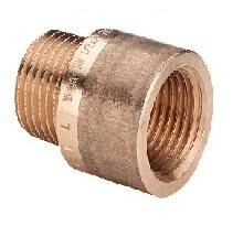 Удлинитель бронзовый Viega 3525 1/2 x 80 мм НВ 357238