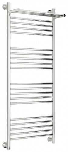 Полотенцесушитель водяной Сунержа Богема + с 1 полкой 1200x500 мм полированная сталь 0002231250