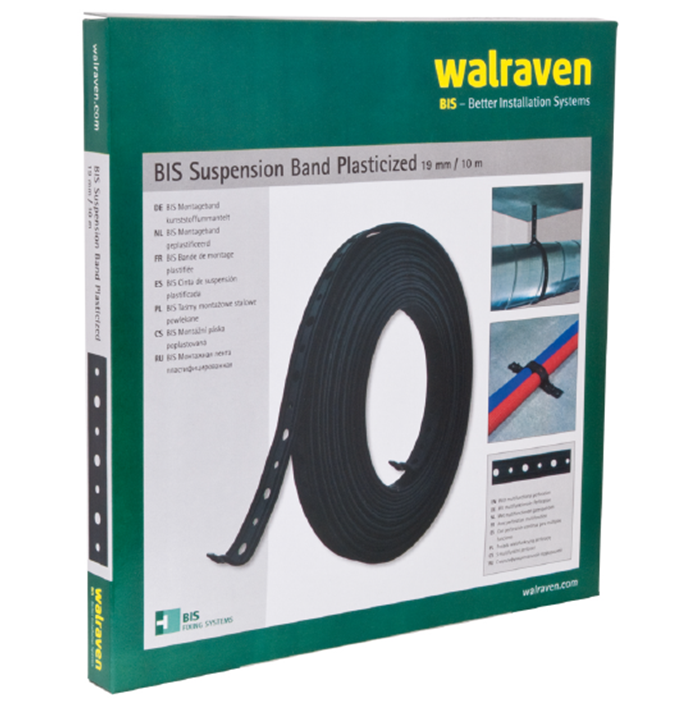 Лента монтажная обрезиненная BIS 19х3.0 мм 10 м 0832019