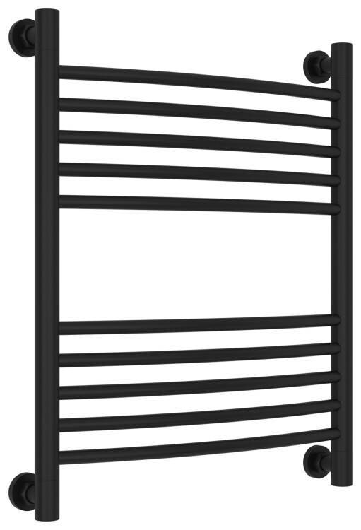 Полотенцесушитель воводяной Сунержа Богема выгнутая 600x500 мм черный матовый 31-0221-6050