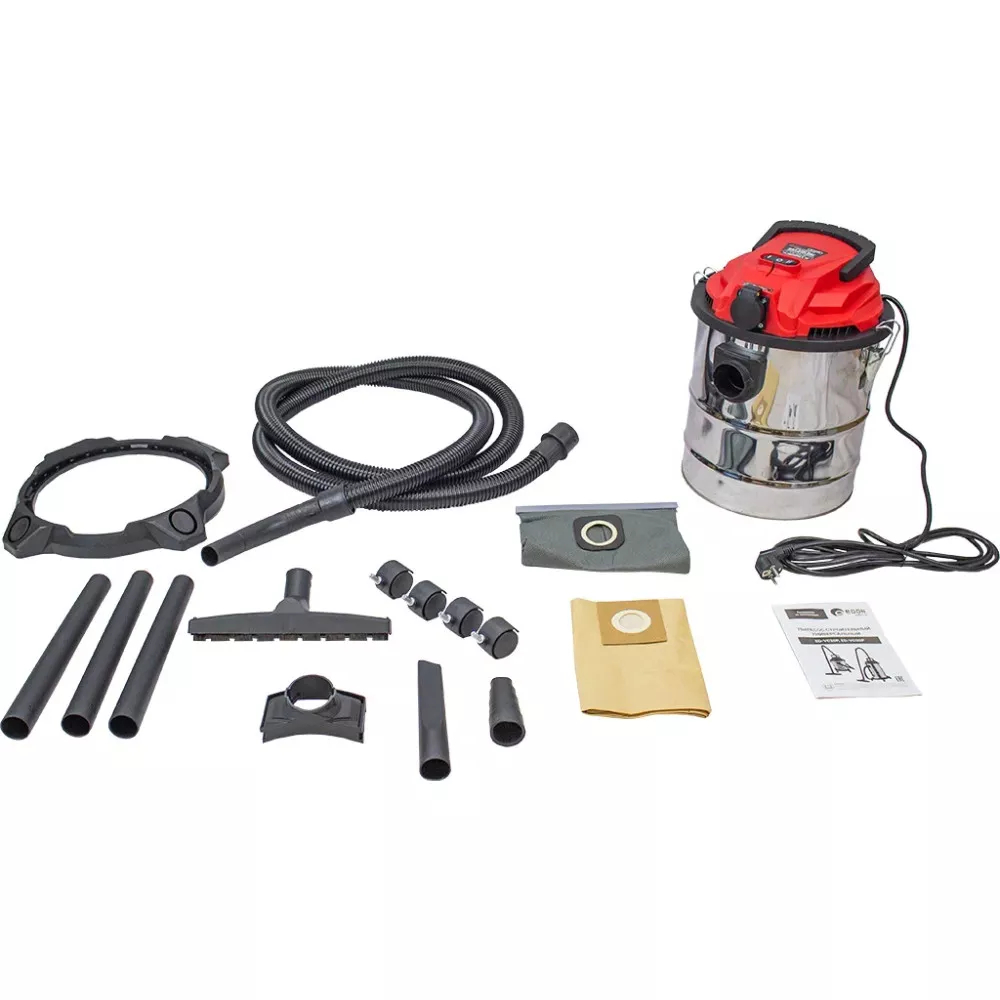 Пылесос строительный Edon ED-VC30P 1200 Вт 30 л ED-VC30P