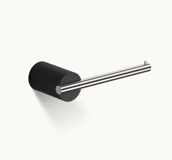 Бумагодержатель Decor Walther Stone 160x70 мм черный матовый/нержавеющая сталь 0974865