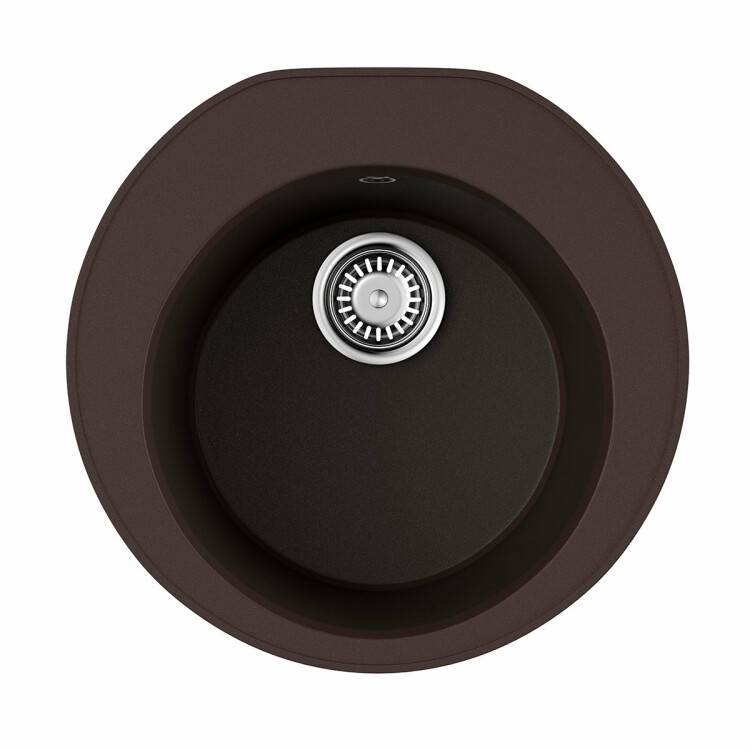 Кухонная мойка OMOIKIRI Miya 505x490 мм Artgranit темный шоколад 4993507