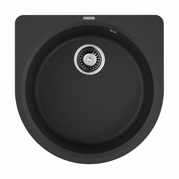 Мойка кухонная OMOIKIRI Akegata 510х510 мм черный 4993758