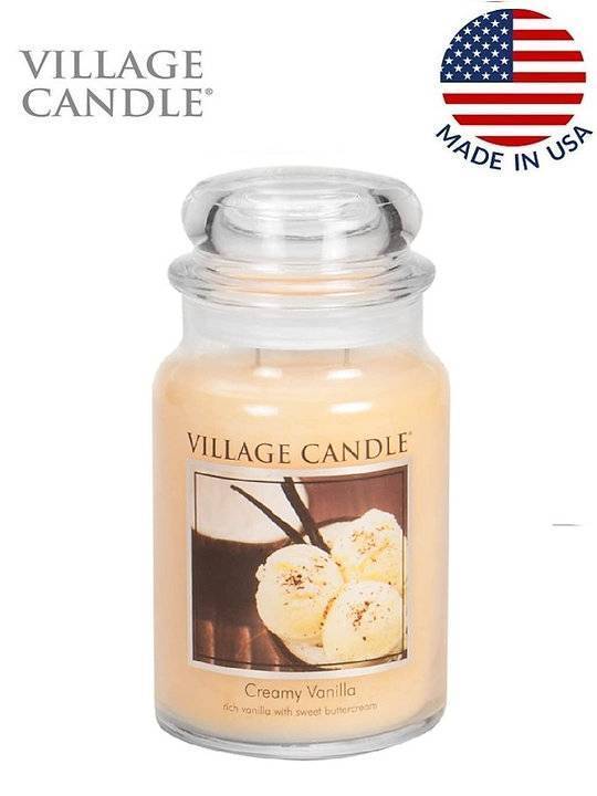 Ароматическая свеча Village Candle Сливочный крем и ваниль 602 г 10080