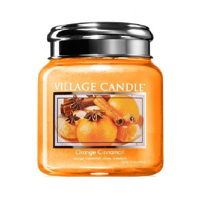 Свеча ароматическая Village Candle Апельсин с корицей 92 г 10051
