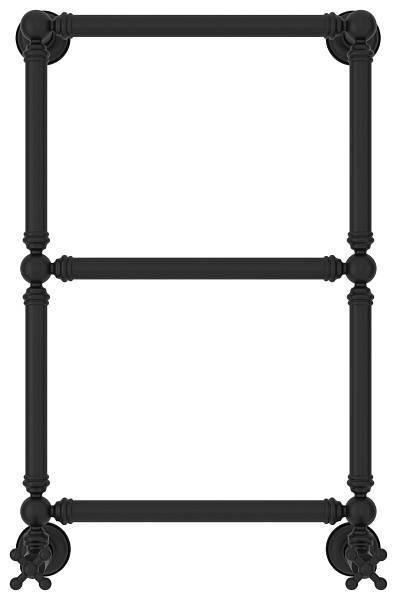 Полотенцесушитель водяной Сунержа Ренессанс 400x660 мм матовый черный 31-0280-6640