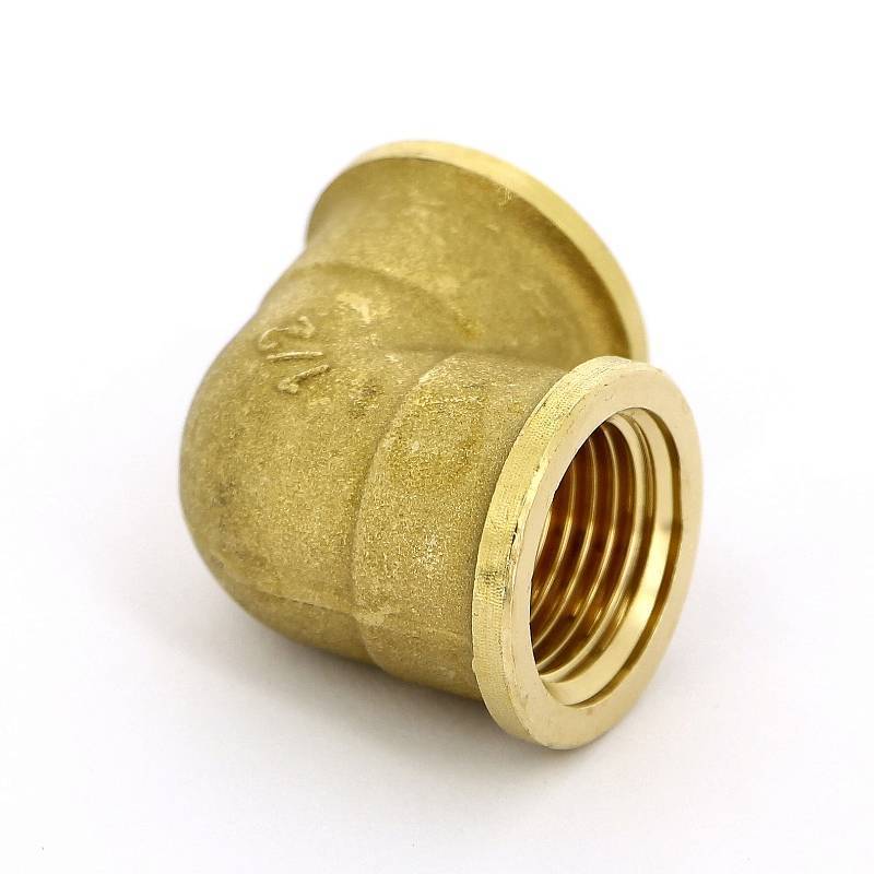 Угольник латунный Tiemme 1/2 ВР-ВР 1500018