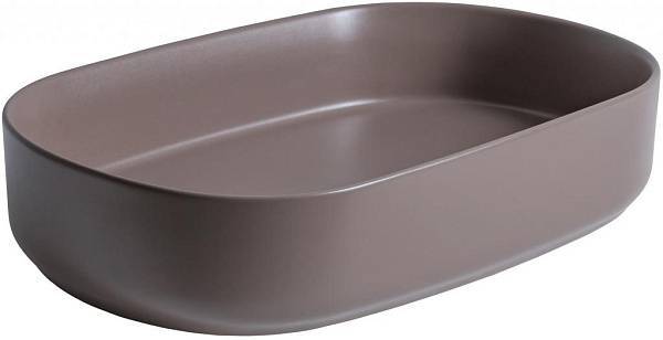 Раковина накладная Allen Brau Fantasy 55 см коричневый 4.11022.TP