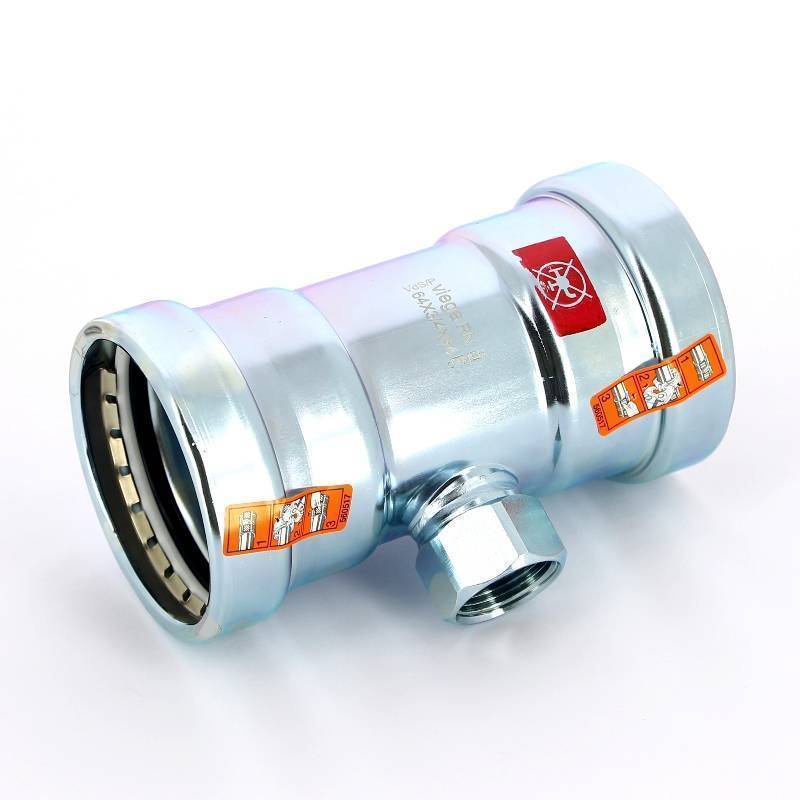 Тройник Viega Prestabo XL 76.1 мм с SC-Contur 598068