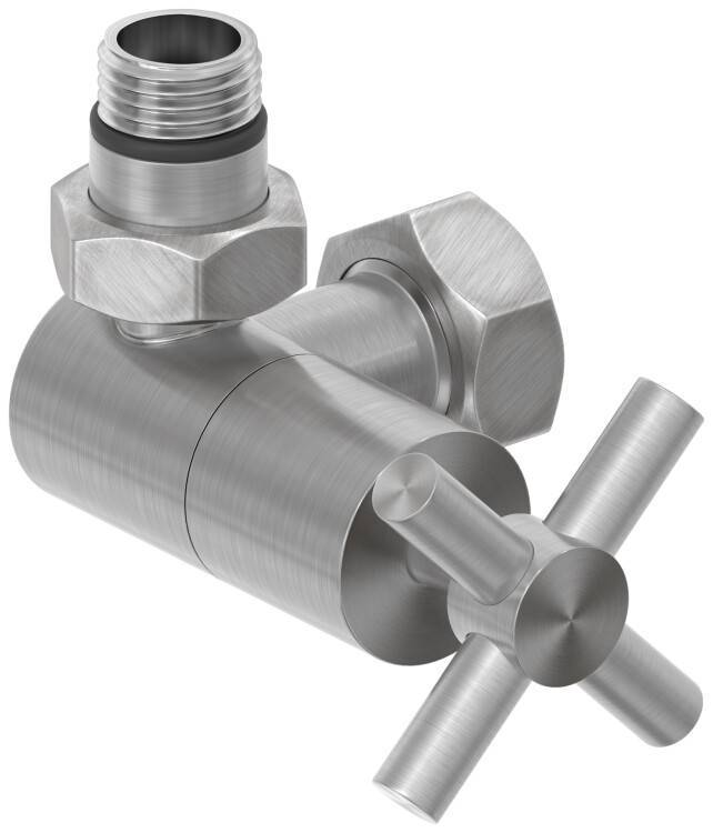 Вентиль Сунержа 3D G 1/2 x 3/4 левый крест сатин 07114101234