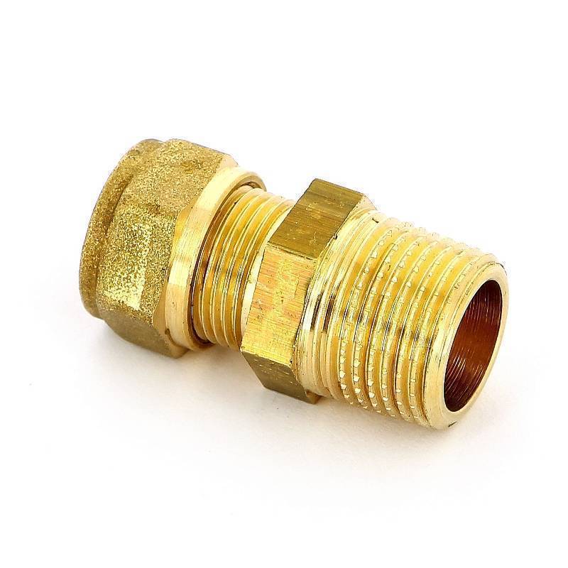 Муфта обжимная Tiemme 1000 10х3/8 наружная резьба 1000080