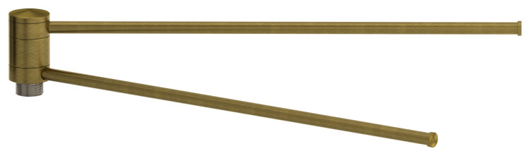 Полотенцедержатель двойной Сунержа 360 400 мм состаренная бронза 05-2003-0400