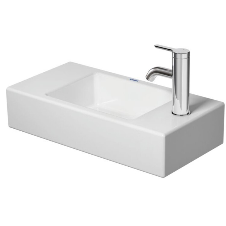 Раковина-рукомойник Duravit Vero Air 500x250 мм с 1 отверстием для смесителя справа 0724500008