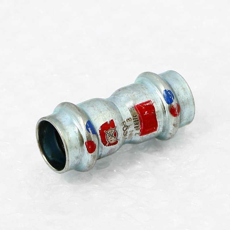 Муфта надвижная пресс Viega Prestabo Labs-free 18 мм оцинкованная сталь 715670