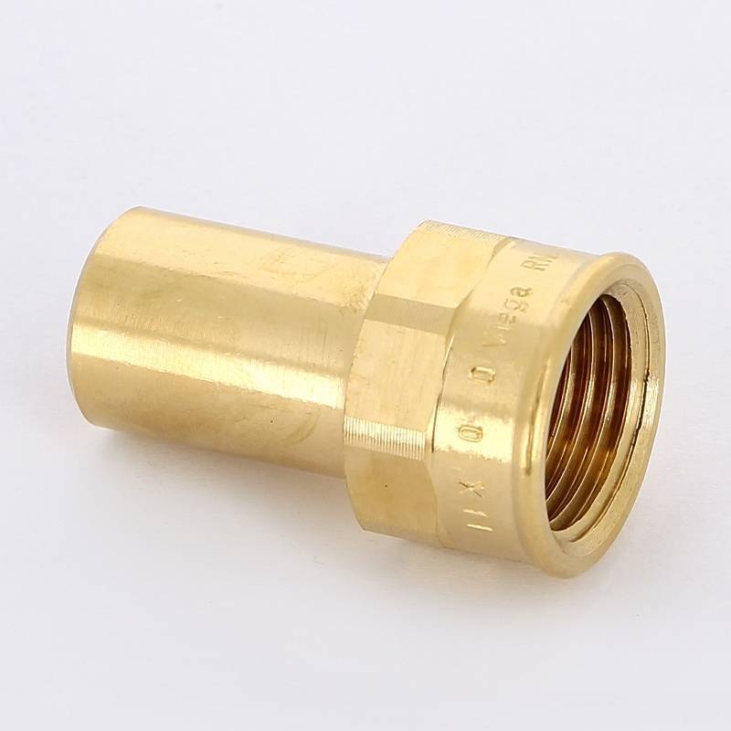 Вставка с внутренней резьбой Viega Sanpress 18x1/2 бронза 287085