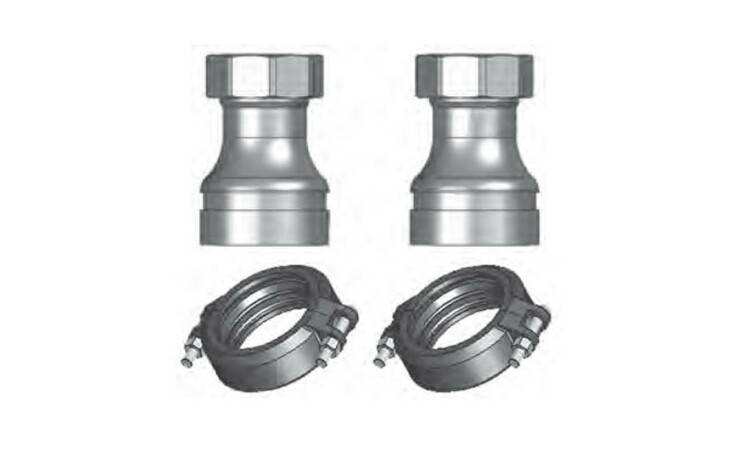 Комплект переходников Meibes 1 1/2 НГ x DN 50 Victaulic 2 шт M66305.50