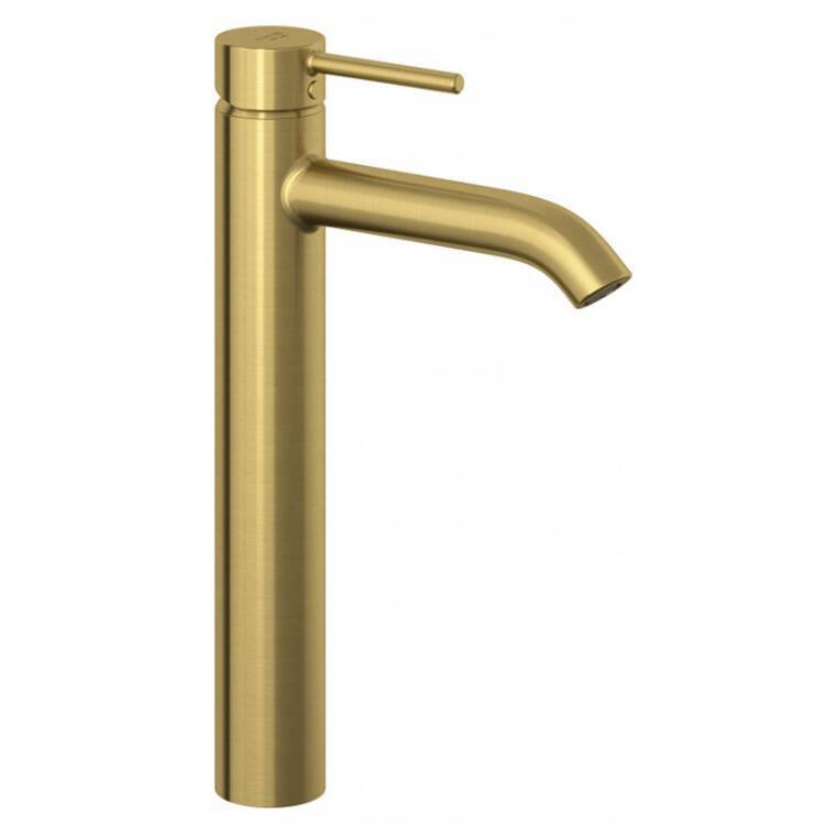 Смеситель для раковины Kludi BOZZ золото брашированное 38286N076