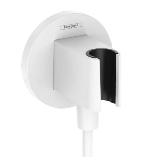 Шланговое подсоединение hansgrohe FixFit S матовый белый 26888700