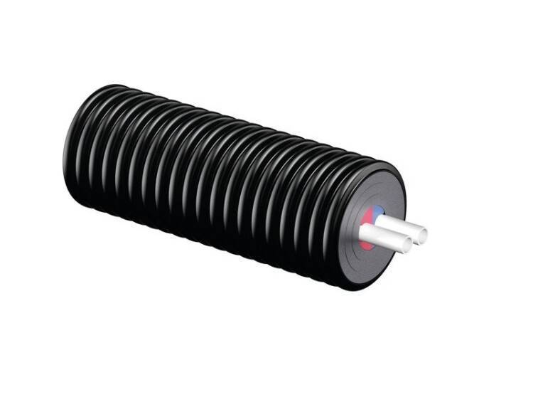 Труба теплоизолированная Uponor Ecoflex Thermo Twin 2x63x5,8/200 мм 6 бар 1018138