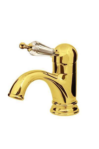 Смеситель для раковины Boheme Imperiale Presente золото глянцевое 321