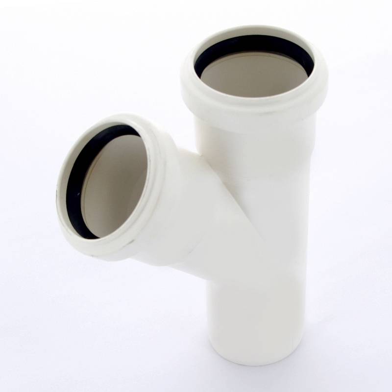 Тройник канализационный REHAU RAUPIANO PLUS 50/50/45° 121234