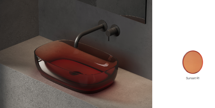 Раковина накладная DEA Design 550x360 мм Sunset DD9092550R1