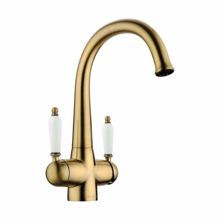 Смеситель для кухни OMOIKIRI Okinawa-2 античная латунь 4994254