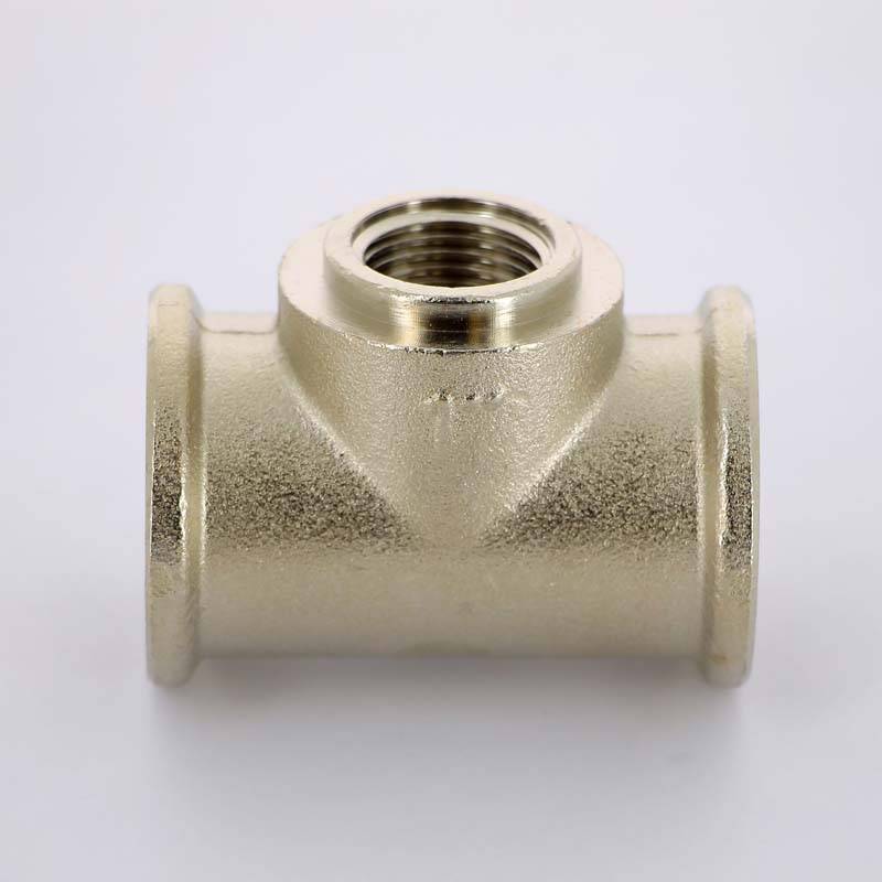 Тройник никелированный Uni-Fitt 1x1/2x1 ВР-ВР-ВР 615N4240