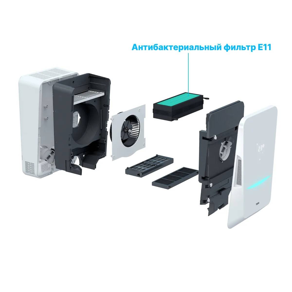 Фильтр антибактериальный Tion E11 для бризера Bio X 4630018531153