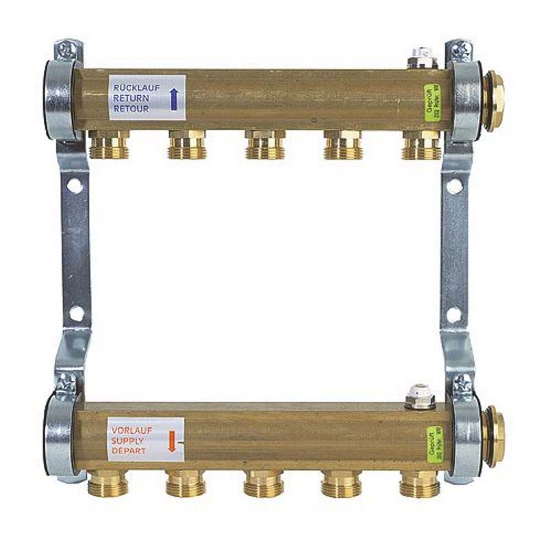 Коллекторная группа Uponor HKV/A-8 8 выходов 1 x 3/4 10004550