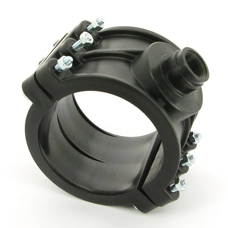 Седловая врезка Unidelta 125х3/4 4 болта для труб ПНД 1019125003