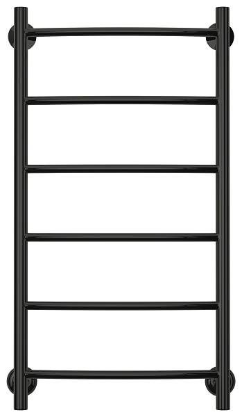 Полотенцесушитель водяной Стилье Версия-Н2 40x80 см черный 17622-8040