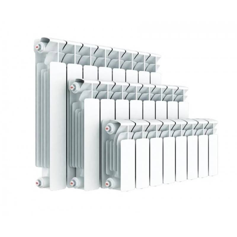 Радиатор биметаллический Rifar Base 350 14 секций нижнее правое подключение R35014НПП