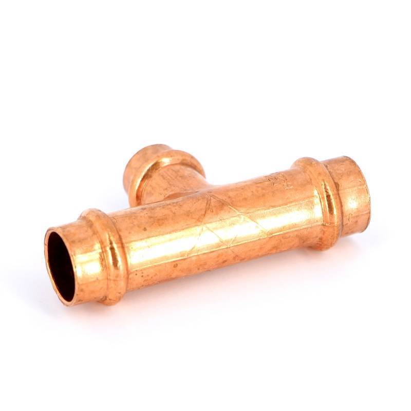 Тройник пресс IBP 18х15х18 мм медь P5130 01815018