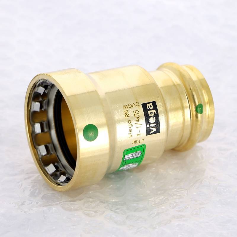 Муфта переходная Viega Megapress с SC-Contur DN32 1 1/4 x 35 мм бронза 736309