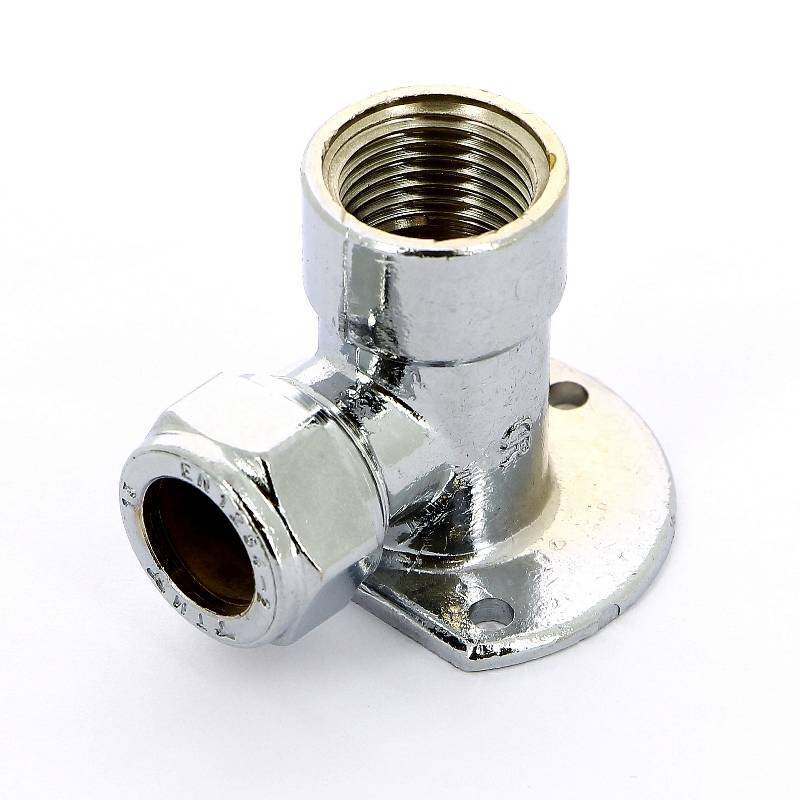 Водорозетка обжимная Tiemme 15x1/2 хромированная 1130074