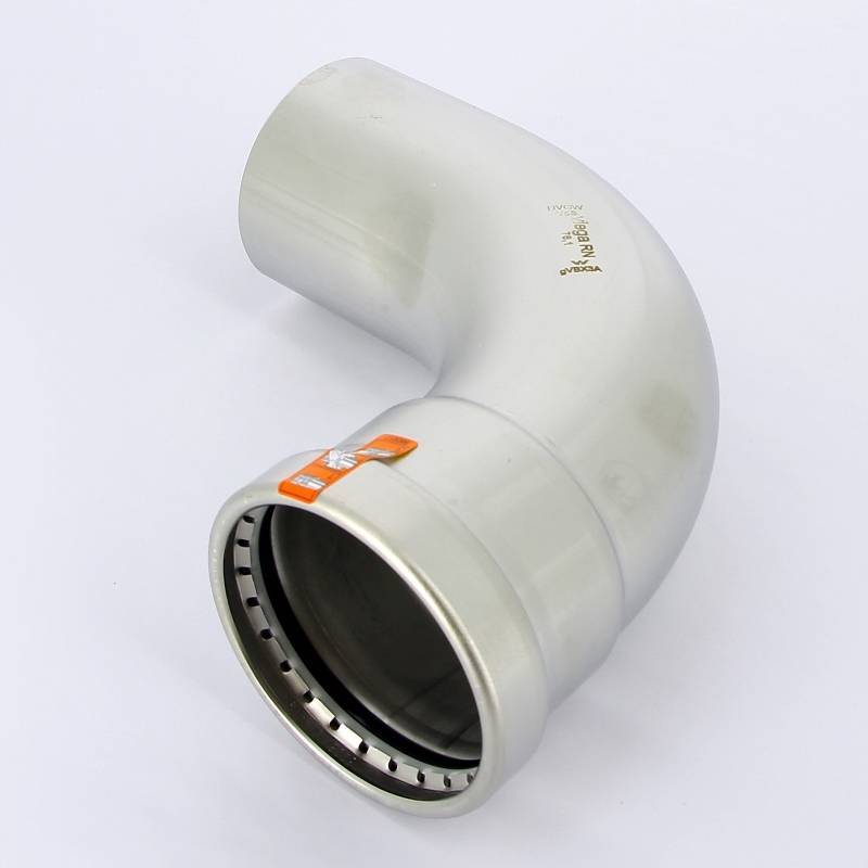 Угол-вставка пресс 45° Viega Sanpress Inox XL 76.1 мм 482626