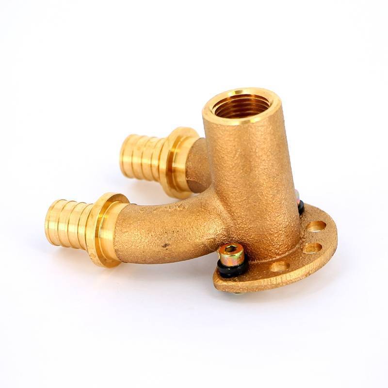 Водорозетка надвижная сдвоенная REHAU RAUTITAN 20x1/2x20 ВР латунь 131395