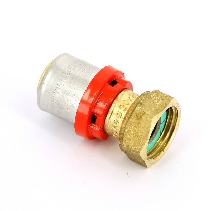 Муфта пресс Tiemme с накидной гайкой плоская прокладка 20х3/4 1650062