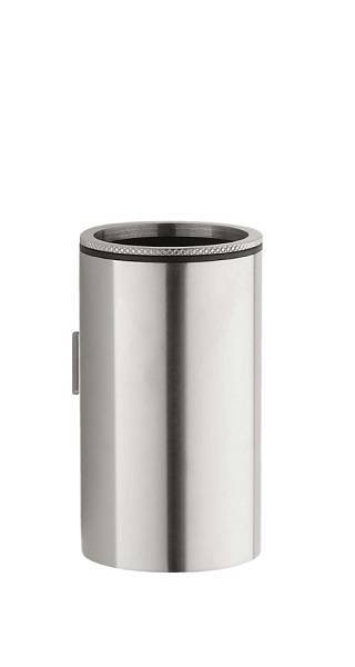 Стакан для ванной подвесной Boheme Uno никель браш 10974-NB