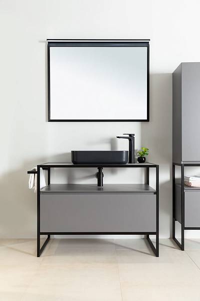 Зеркало Allen Brau Priority 100 см черный 1.31017.BB