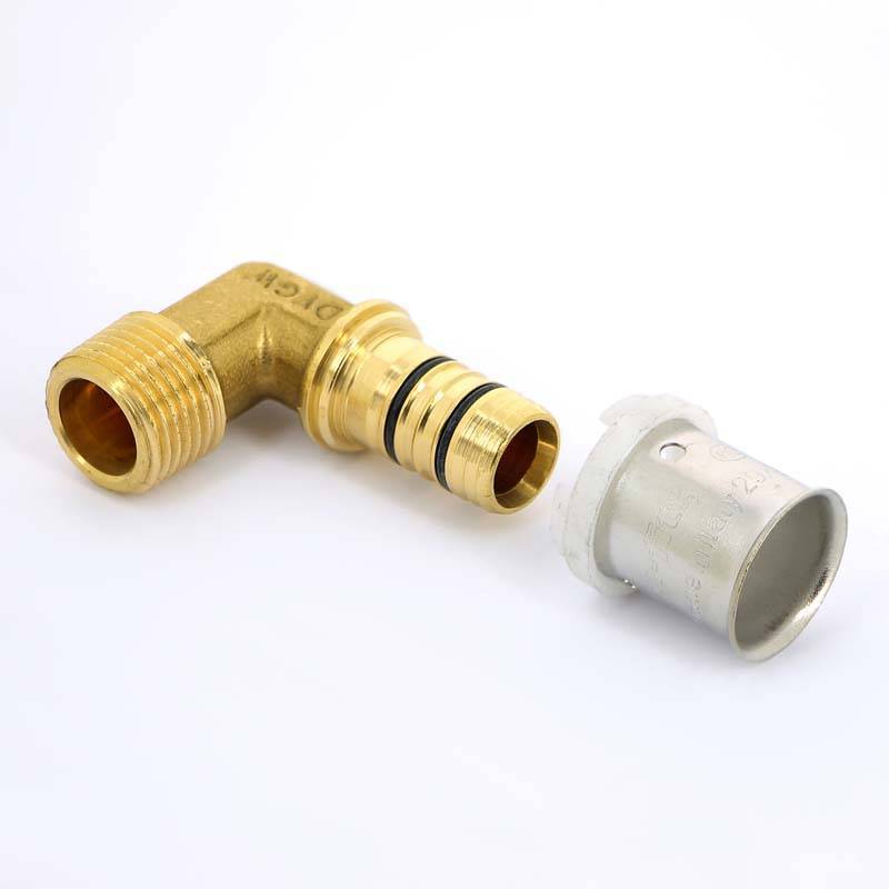 Угол пресс с наружной резьбой Uni-Fitt 20x1/2 705G7200