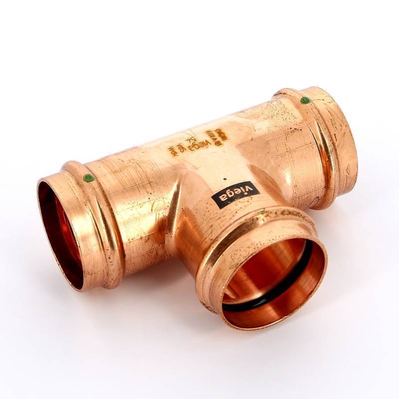 Тройник пресс медный Viega Profipress 54 мм 292003