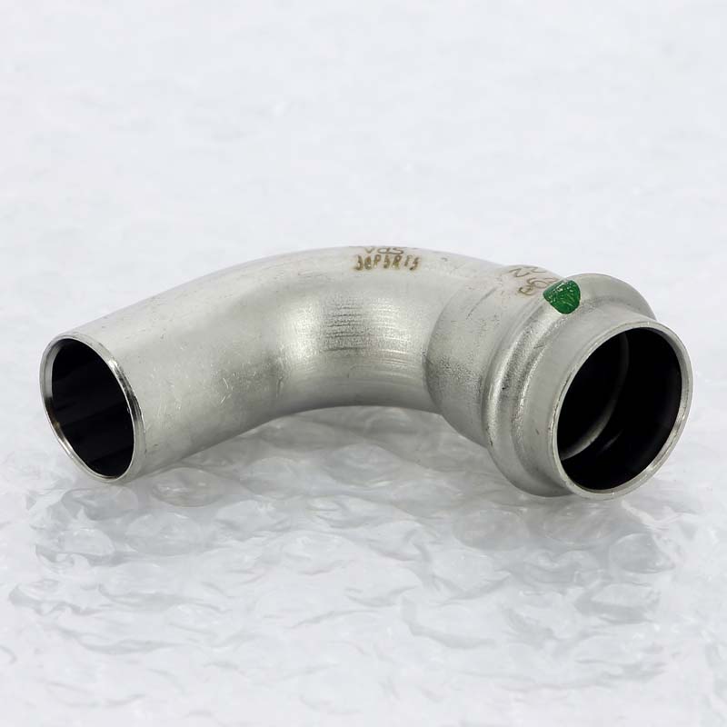 Отвод однораструбный 90° Viega Sanpress Inox пресс нержавеющая сталь 22 мм 435721