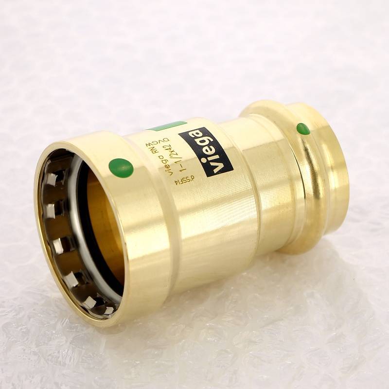 Муфта переходная Viega Megapress с SC-Contur DN40 1 1/2 x 42 мм бронза 736316