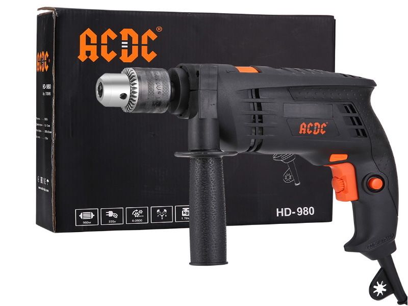 Дрель ударная ACDC HD-980 980 Вт